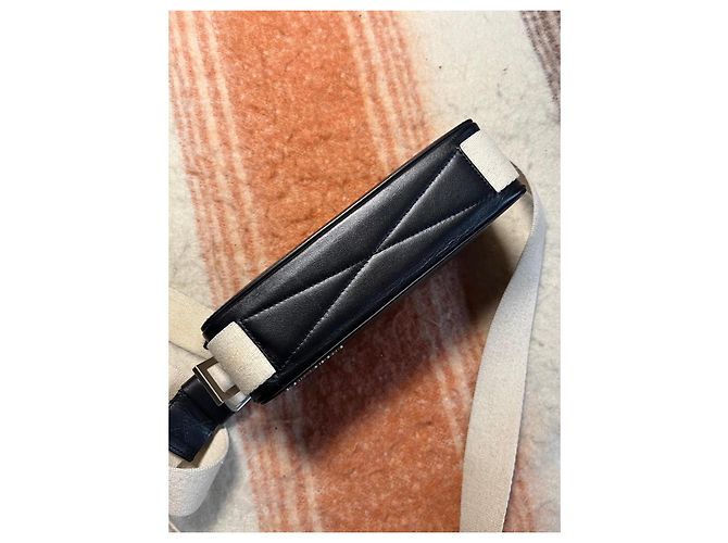 Borsa a spalla Jacquemus in pelle nera Nero - vista 7