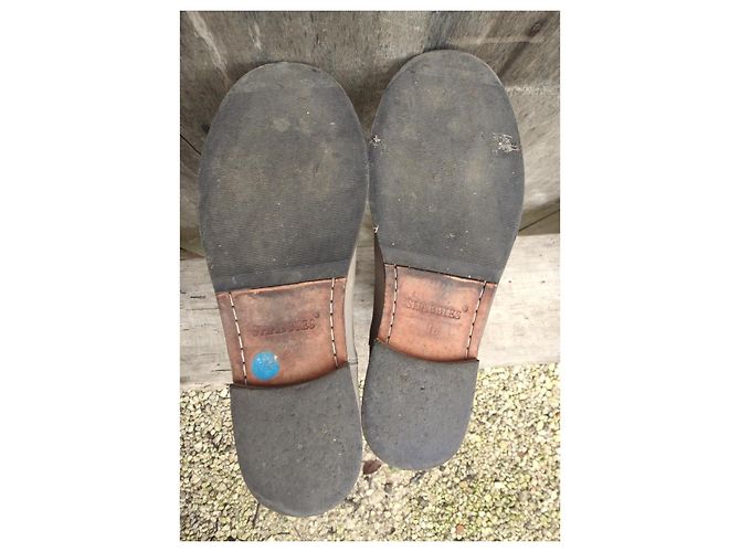 Autre Marque Botas Shabbies Amsterdam de piel beige - vista 6