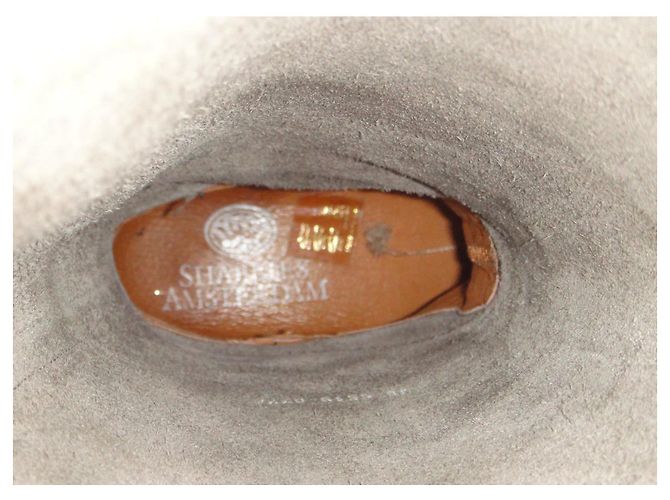 Autre Marque Botas Shabbies Amsterdam de piel beige - vista 9