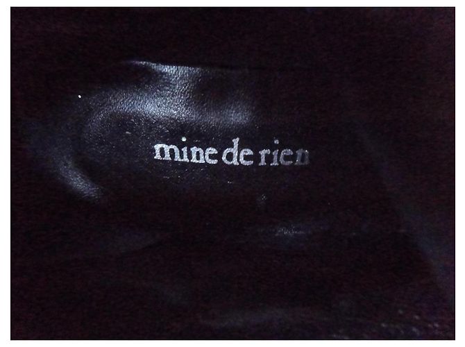 Autre Marque Botines Mine De Rien de ante negro con flecos - vista 7