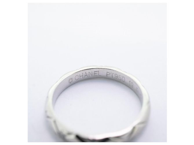 Timeless Anello Chanel Matelassé 3PD in Platino e Diamanti - vista 4