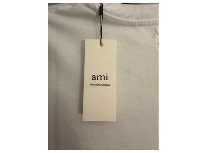 T-shirt bianca Ami de Coeur in cotone Bianco - vista 4