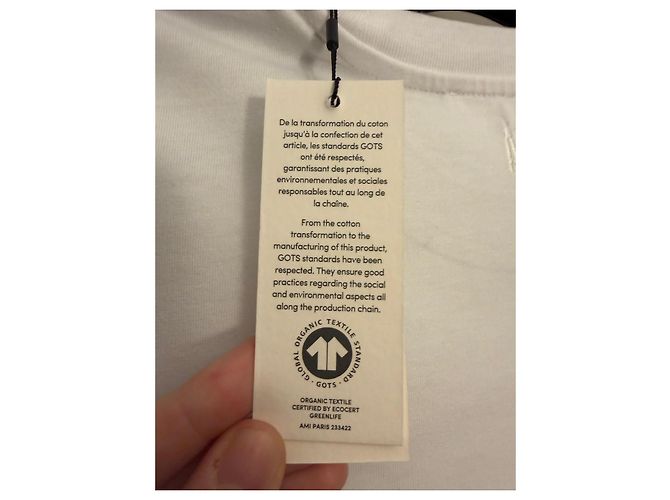 T-shirt bianca Ami de Coeur in cotone Bianco - vista 6
