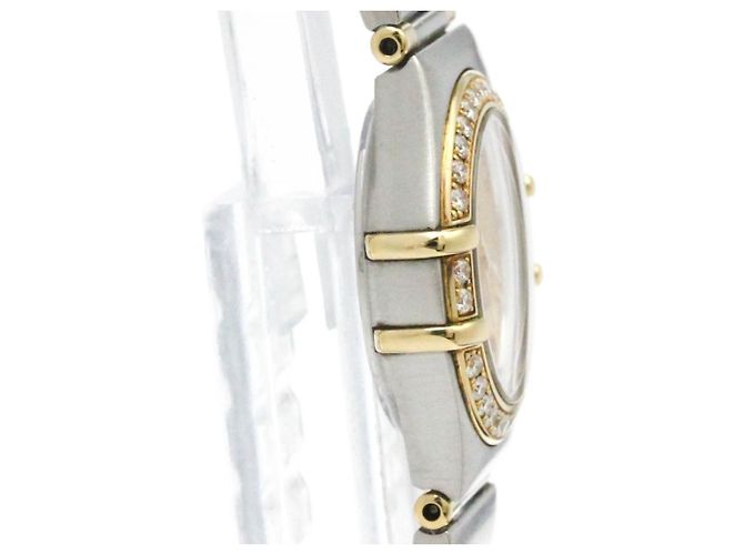 OMEGA Constellation Diamant 18K Gold Stahl Uhr 1367.10 - Ansicht 8