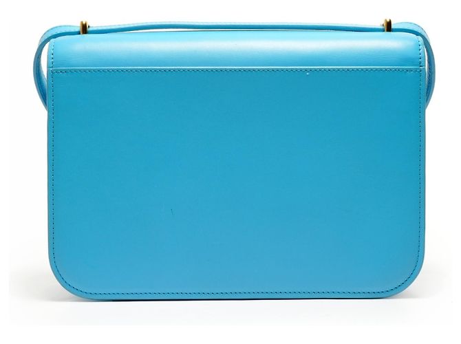 Borsa a spalla media in pelle Goya Loewe Blu - vista 2