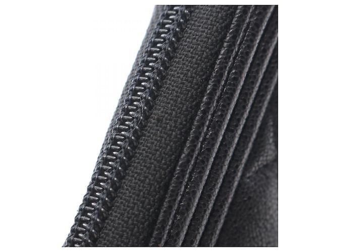 Portafoglio con zip Chanel Boy Nero - vista 10