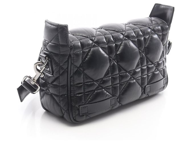 Borsa a spalla Dior CAMP Small Macrocannage di Christian Dior Nero - vista 2