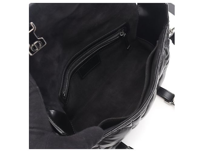 Borsa a spalla Dior CAMP Small Macrocannage di Christian Dior Nero - vista 3