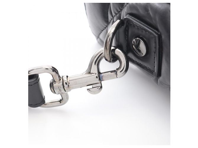 Borsa a spalla Dior CAMP Small Macrocannage di Christian Dior Nero - vista 7