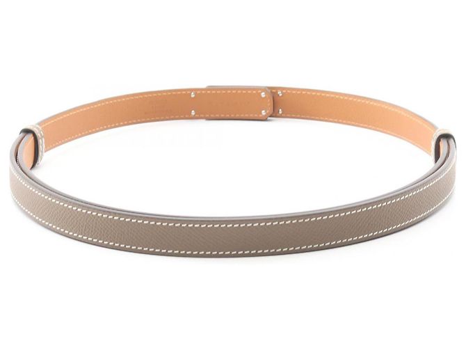 Cinturón Kelly de Hermès Castaño - vista 2