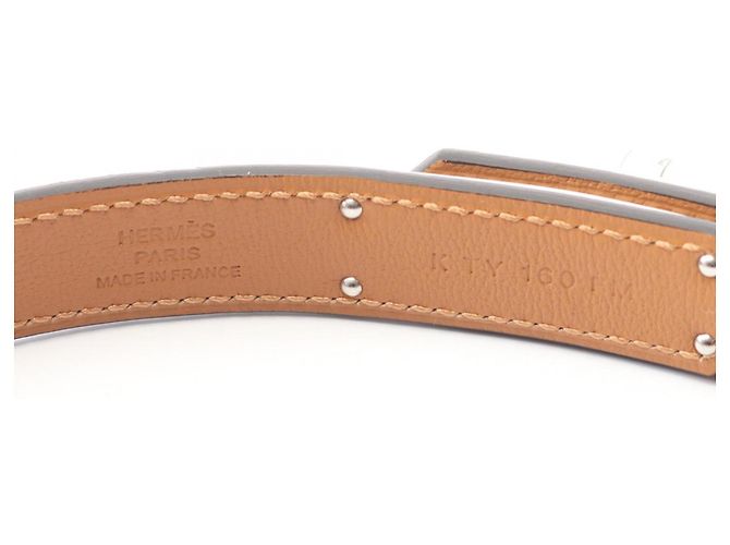 Cinturón Kelly de Hermès Castaño - vista 4