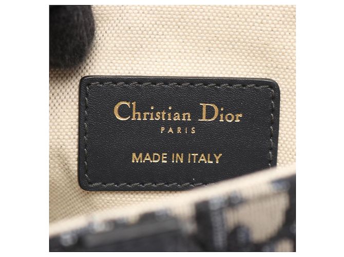 Mini Borsa Saddle Christian Dior Nero Beige Blu navy - vista 4