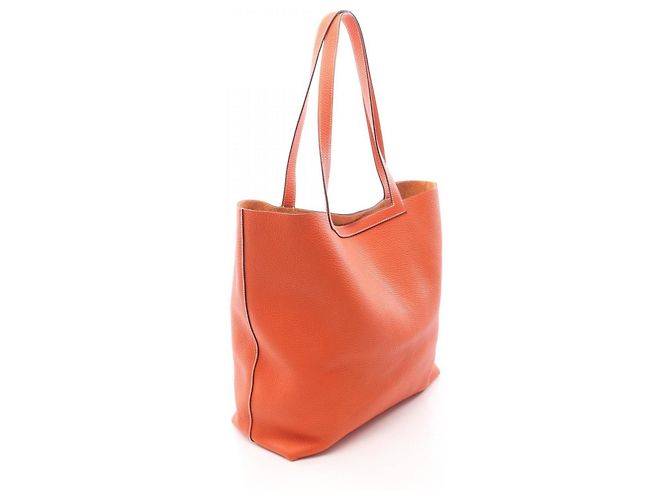 Hermès Cabas Serie 46 Tragetasche Orange - Ansicht 2