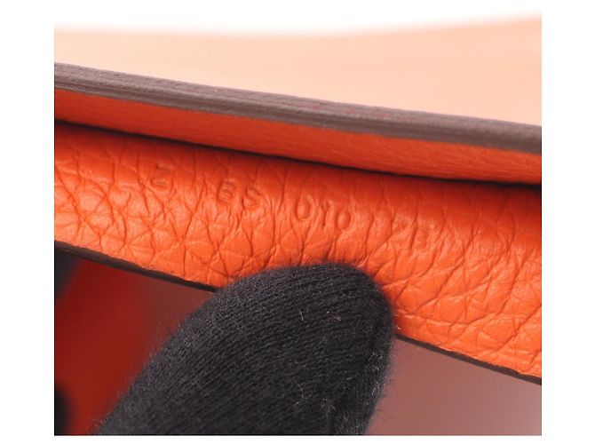 Hermès Cabas Serie 46 Tragetasche Orange - Ansicht 5