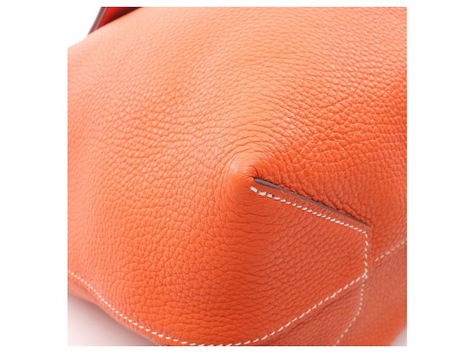 Hermès Cabas Serie 46 Tragetasche Orange - Ansicht 6