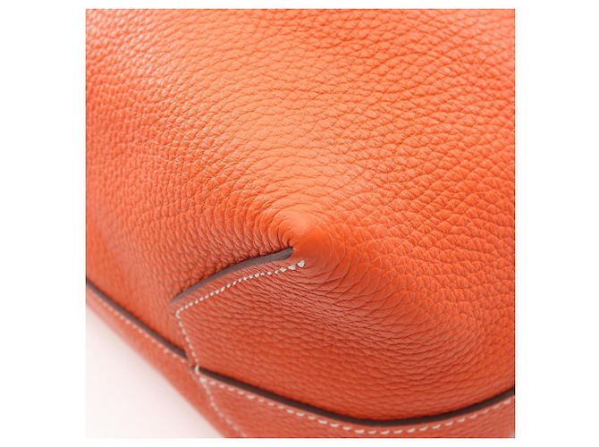 Hermès Cabas Serie 46 Tragetasche Orange - Ansicht 7