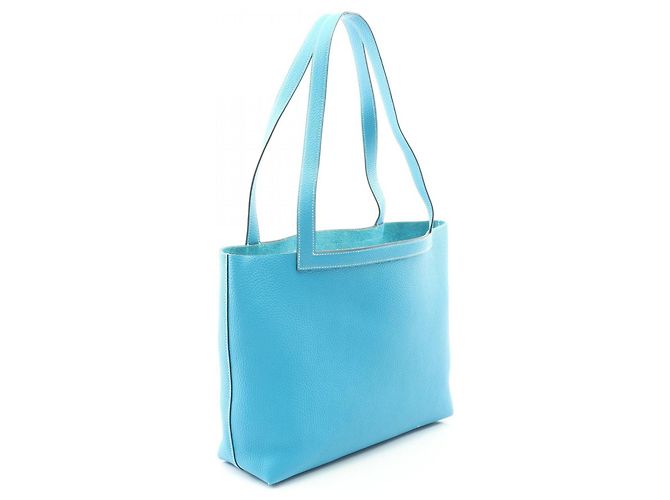 Hermès Cabas Serie 31 Tote Bag Blue - view 2