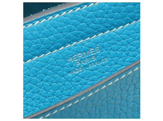 Hermès Cabas Serie 31 Tote Bag Blue - view 4
