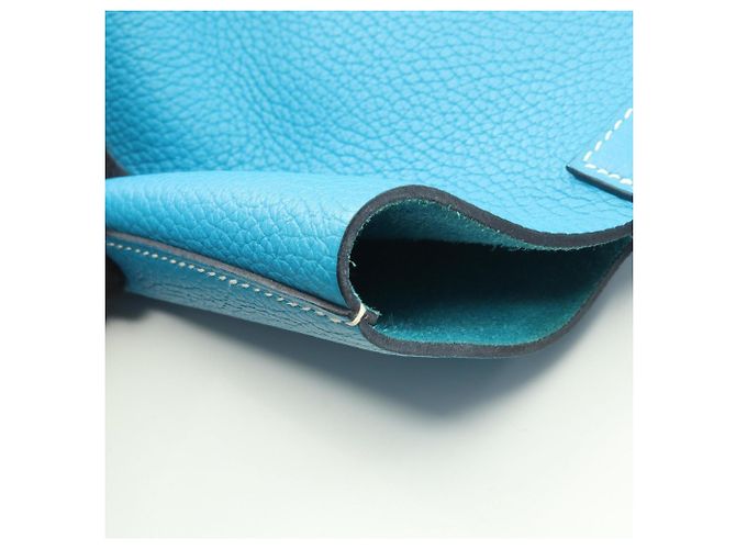 Hermès Cabas Serie 31 Tote Bag Blue - view 8