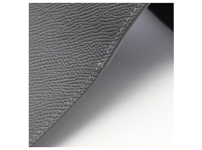Mini borsa a spalla Della Cavalleria di Hermès Marrone Grigio - vista 11