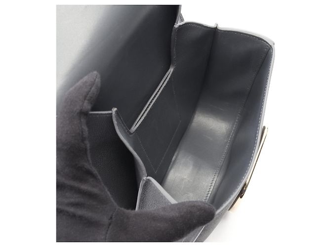 Mini borsa a spalla Della Cavalleria di Hermès Marrone Grigio - vista 3