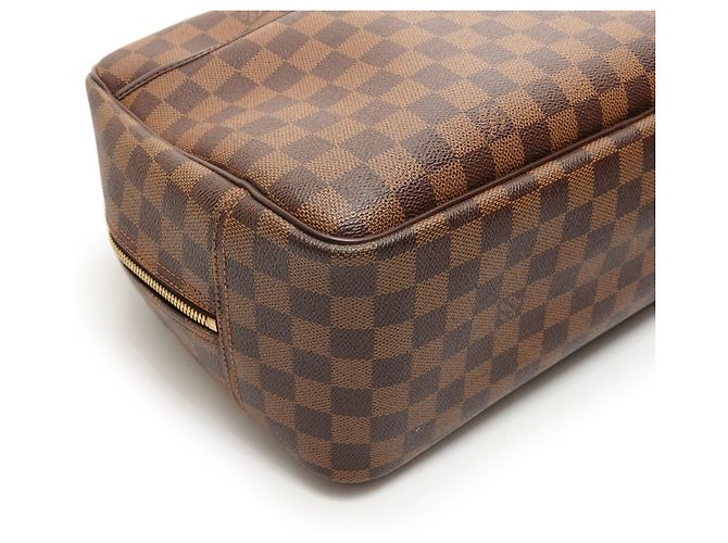 Borsa Boston Damier Louis Vuitton Marrone - vista 5