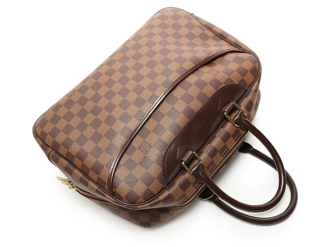 Borsa Boston Damier Louis Vuitton Marrone - vista 8