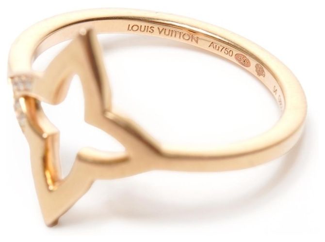 Anello Louis Vuitton Blossom in oro 750K18 D'oro - vista 6