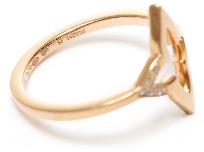 Anello Louis Vuitton Blossom in oro 750K18 D'oro - vista 7