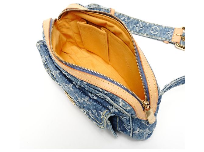 Denim Monogram Bauchtasche von Louis Vuitton Blau - Ansicht 11