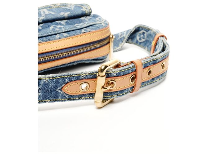 Denim Monogram Bauchtasche von Louis Vuitton Blau - Ansicht 12