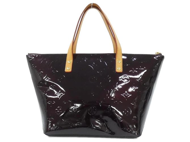Borsa Louis Vuitton Vernis Bellevue PM Bordò - vista 2