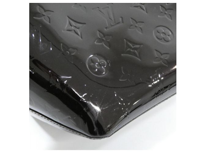 Borsa Louis Vuitton Vernis Bellevue PM Bordò - vista 6