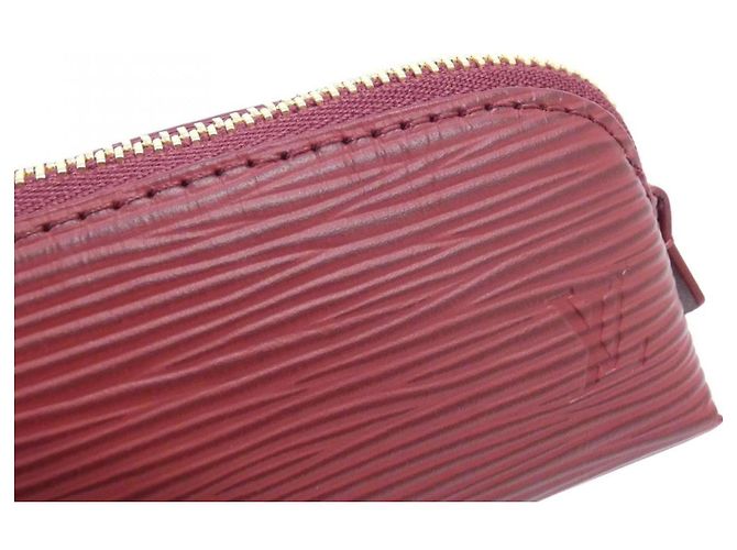 Bolso de cosméticos Epi de Louis Vuitton Roja - vista 4