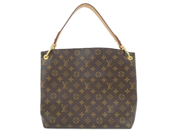 Louis Vuitton Monogram Graceful PM Schultertasche Braun Pink - Ansicht 2