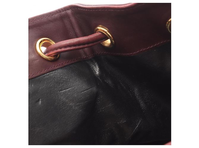 Borsa a Spalla Vara Ribbon di Salvatore Ferragamo Bordò - vista 10