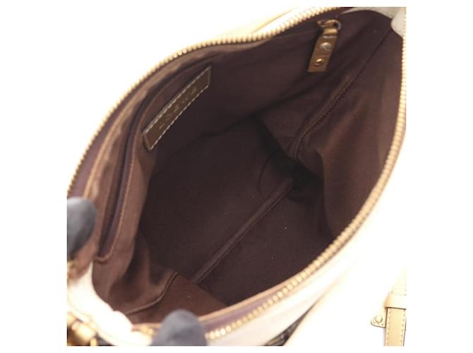 Borsa a Spalla Loewe Repeat Anagram Bianco - vista 3