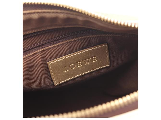 Borsa a Spalla Loewe Repeat Anagram Bianco - vista 4