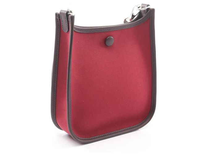 Borsa a Spalla Hermès Neo Evelyn TPM Marrone Blu Bordò - vista 2