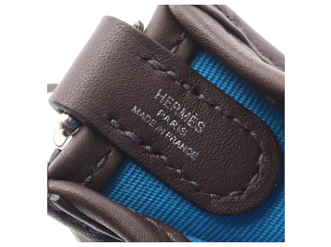 Borsa a Spalla Hermès Neo Evelyn TPM Marrone Blu Bordò - vista 4
