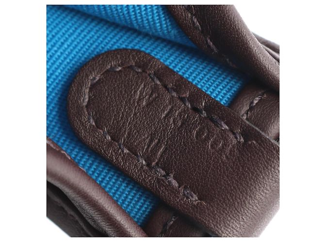 Borsa a Spalla Hermès Neo Evelyn TPM Marrone Blu Bordò - vista 5