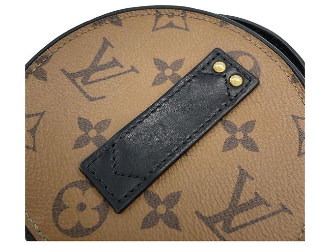 Borsa a Spalla Mini Boite Chapeau Monogram Reverse Louis Vuitton Marrone - vista 4