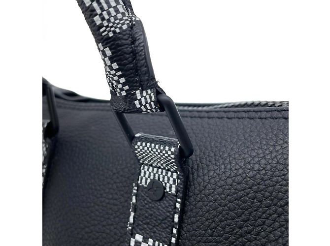 Louis Vuitton Keepall XS Damier Distorted City Nero - vista 7