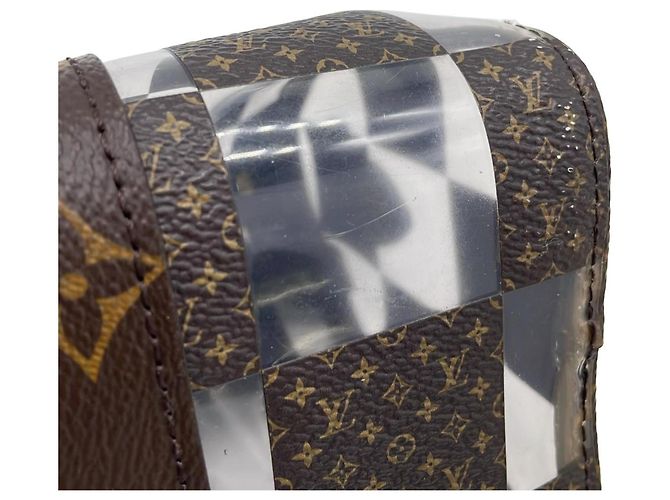 Borsa Boston Keepall Bandoulière 25 cm Monogram Louis Vuitton Marrone - Ansicht 4