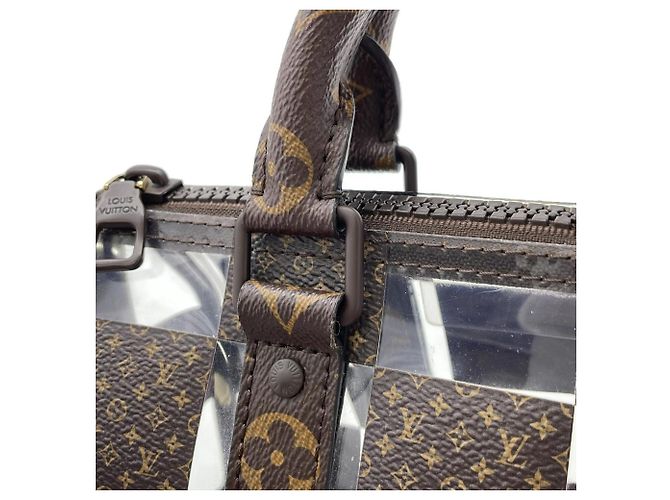 Borsa Boston Keepall Bandoulière 25 cm Monogram Louis Vuitton Marrone - Ansicht 5