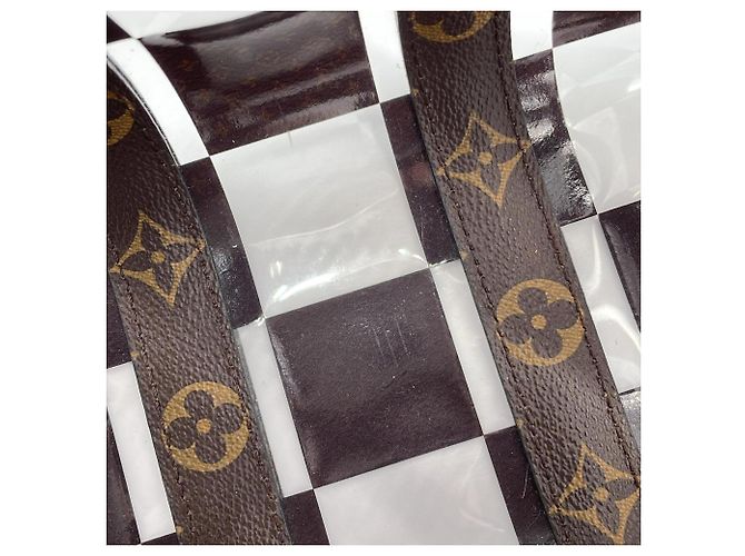 Borsa Boston Keepall Bandoulière 25 cm Monogram Louis Vuitton Marrone - Ansicht 8
