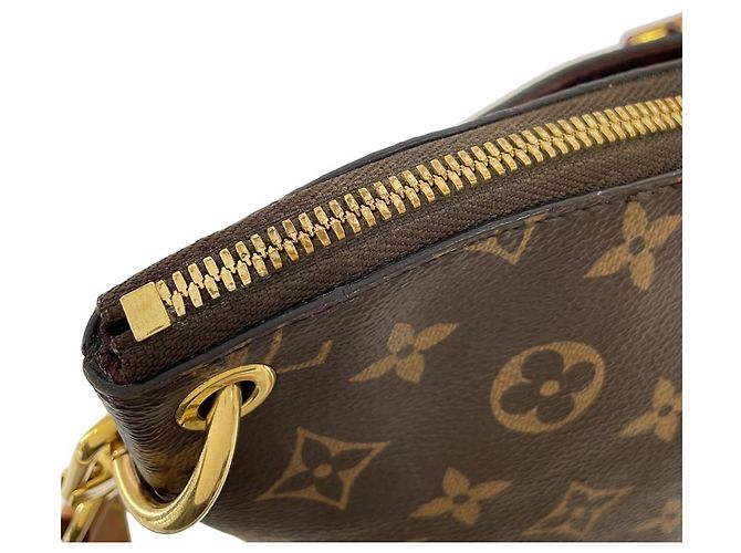 Borsa a Spalla Louis Vuitton Monogram Odeon MM Marrone - vista 6