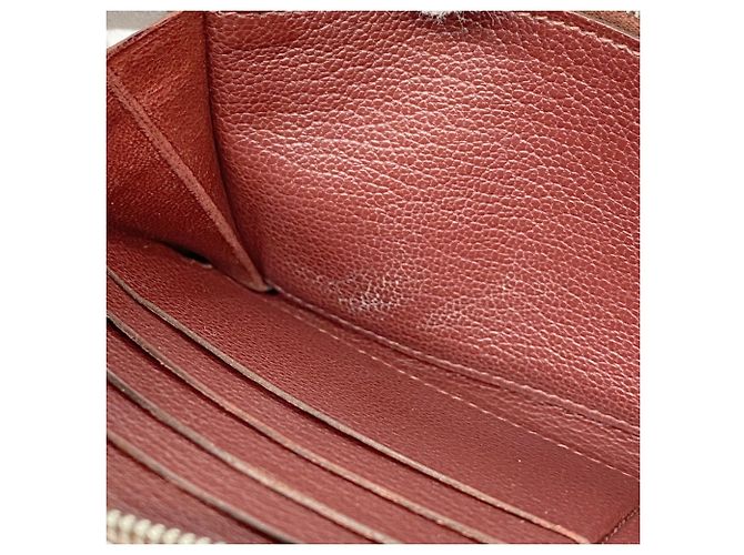 Hermès Azap Lang Wallet Rot - Ansicht 8