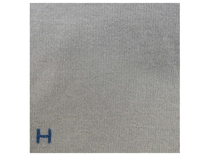 Hermès Schal in Blau und Grau Braun - Ansicht 4