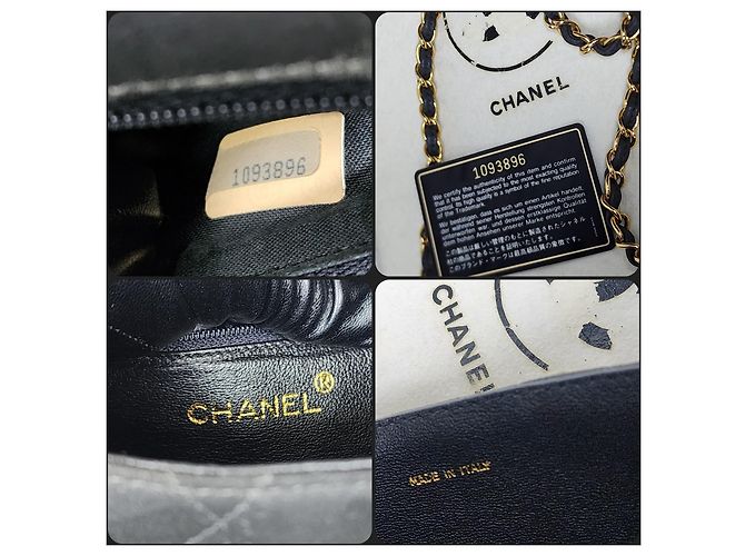 Gabrielle Magnífico saco Chanel com aba em camurça cinza acolchoada com pompom Cinza antracite - vista 15